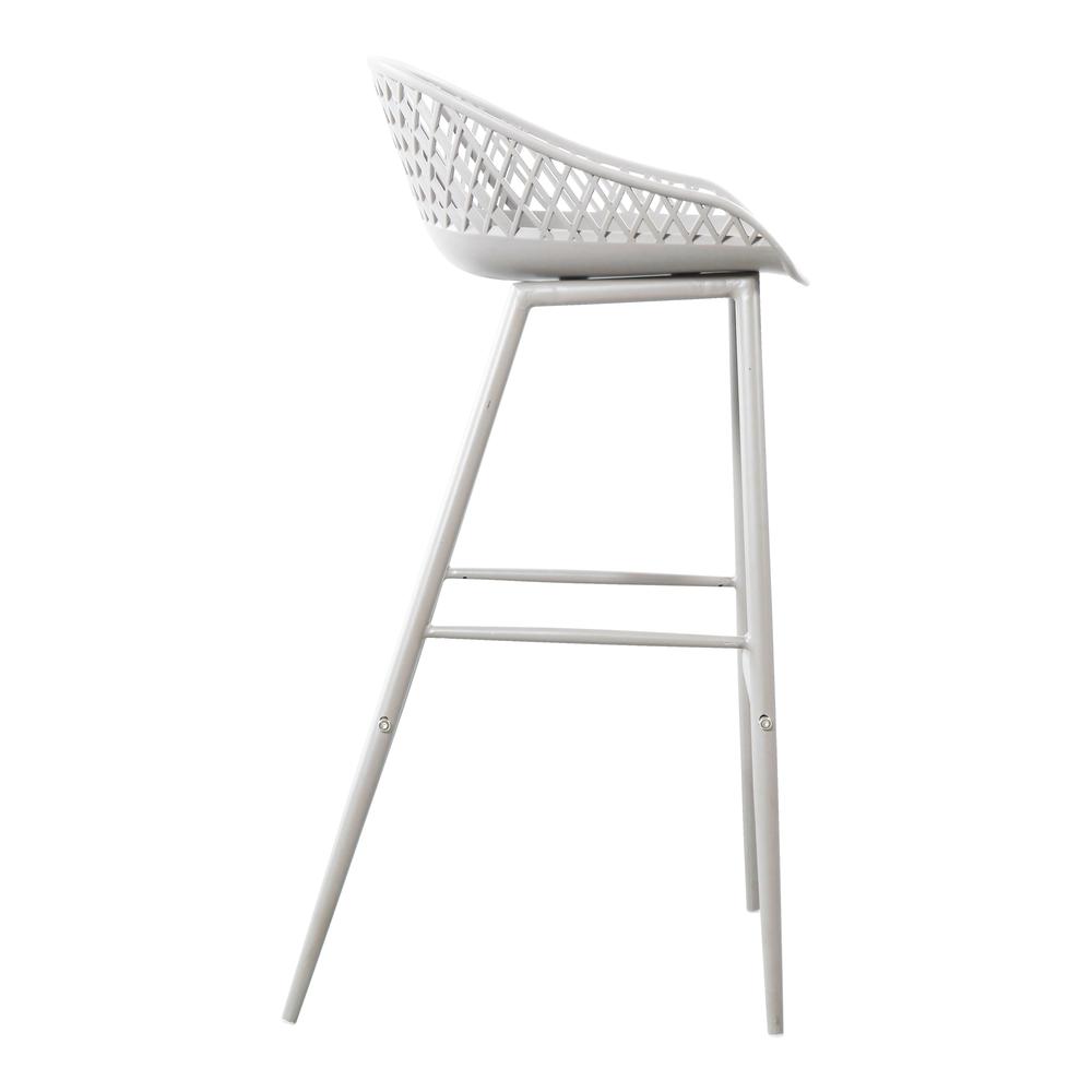 Piazza Outdoor Barstool White-Set Of Two. Picture 7