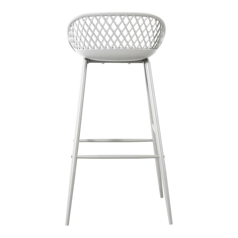 Piazza Outdoor Barstool White-Set Of Two. Picture 8