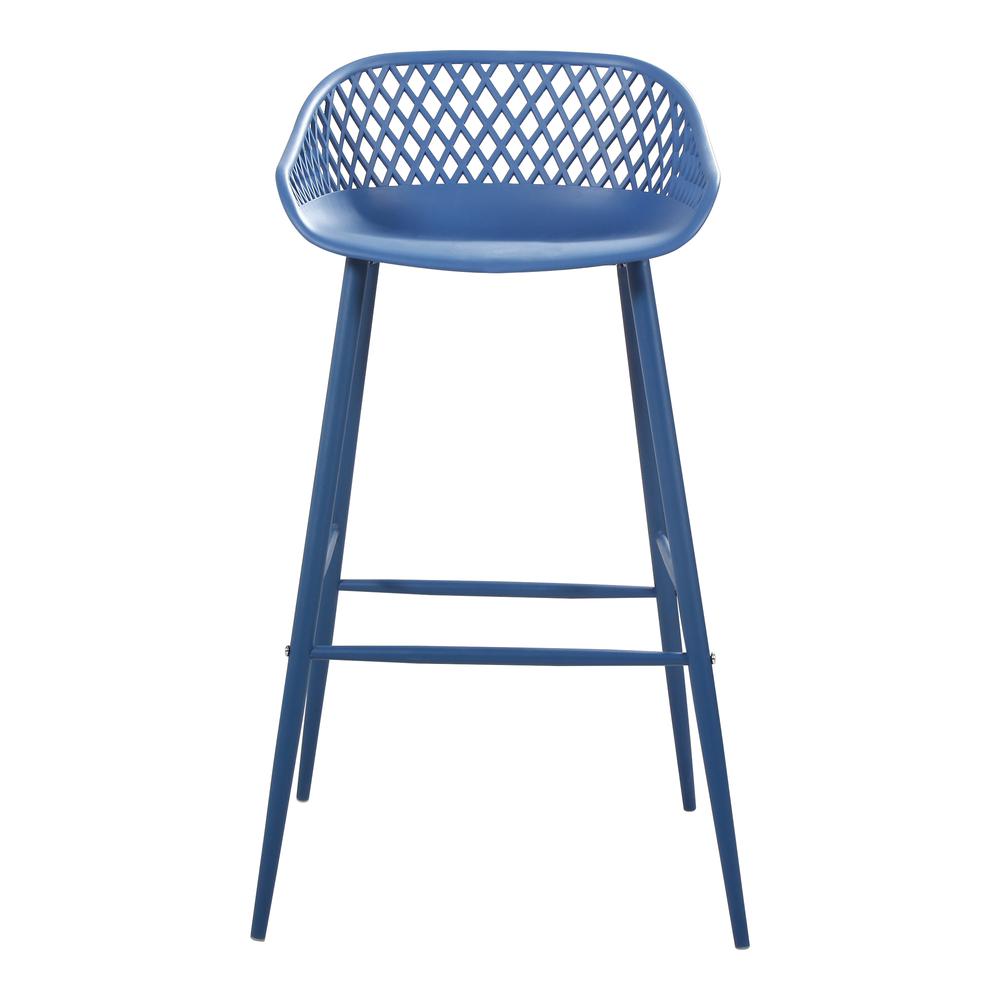 Piazza Outdoor Barstool Blue-Set Of Two. Picture 4