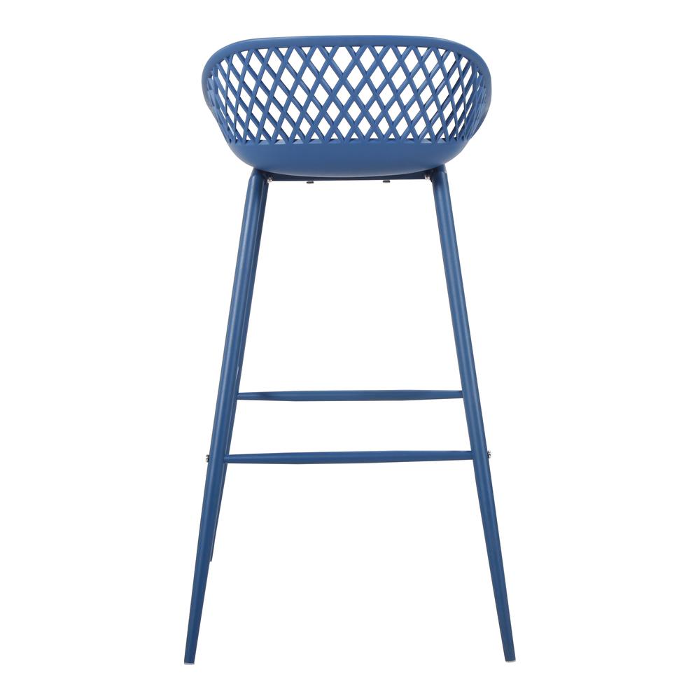 Piazza Outdoor Barstool Blue-Set Of Two. Picture 8