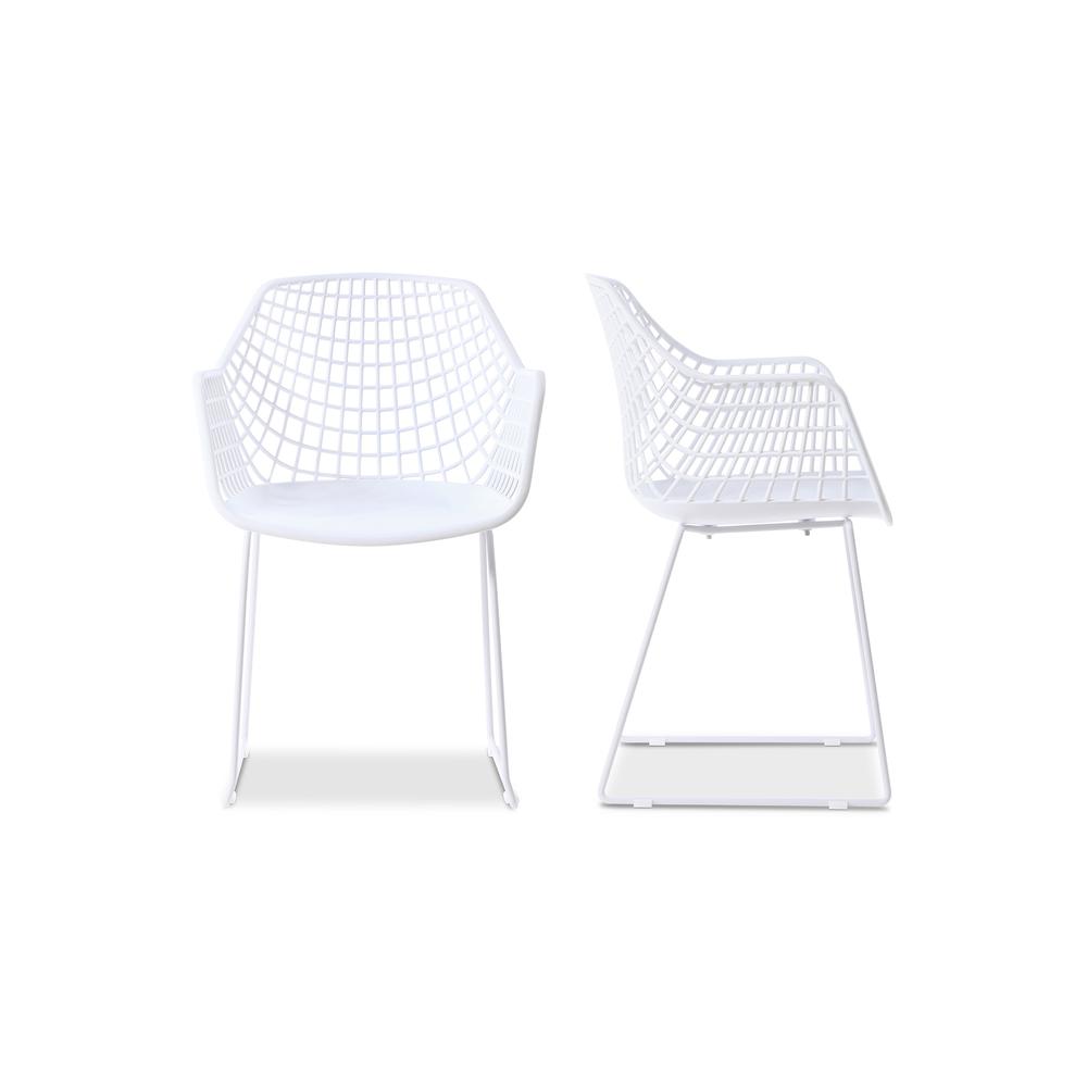 Honolulu Chair White-Set Of Two. Picture 1