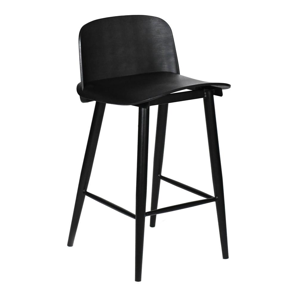 Looey Counter Stool Black-Set Of Two. Picture 5