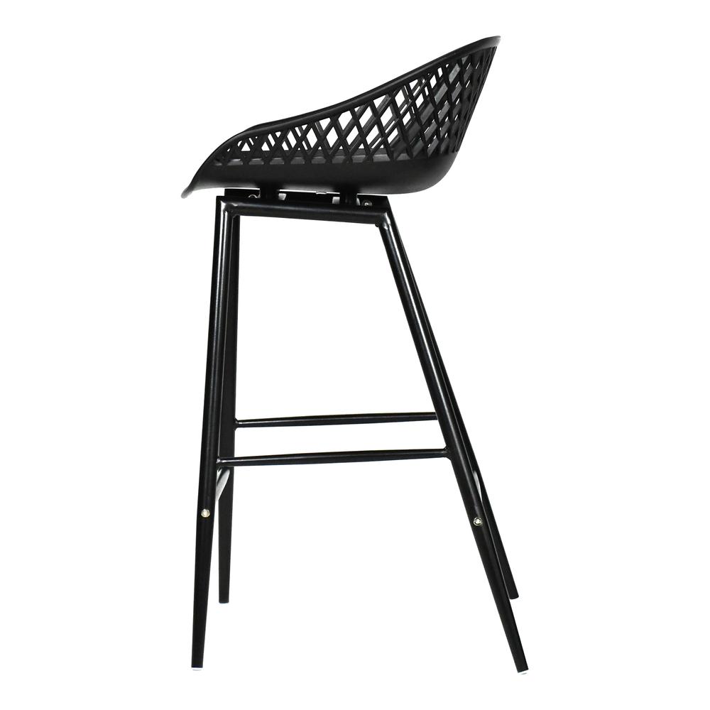 PIAZZA OUTDOOR COUNTER STOOL BLACK. Picture 3