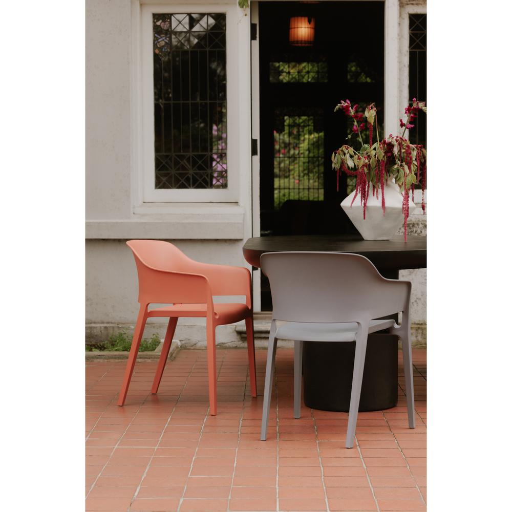 Faro Outdoor Dining Chair Charcoal Grey-Set Of Two. Picture 10