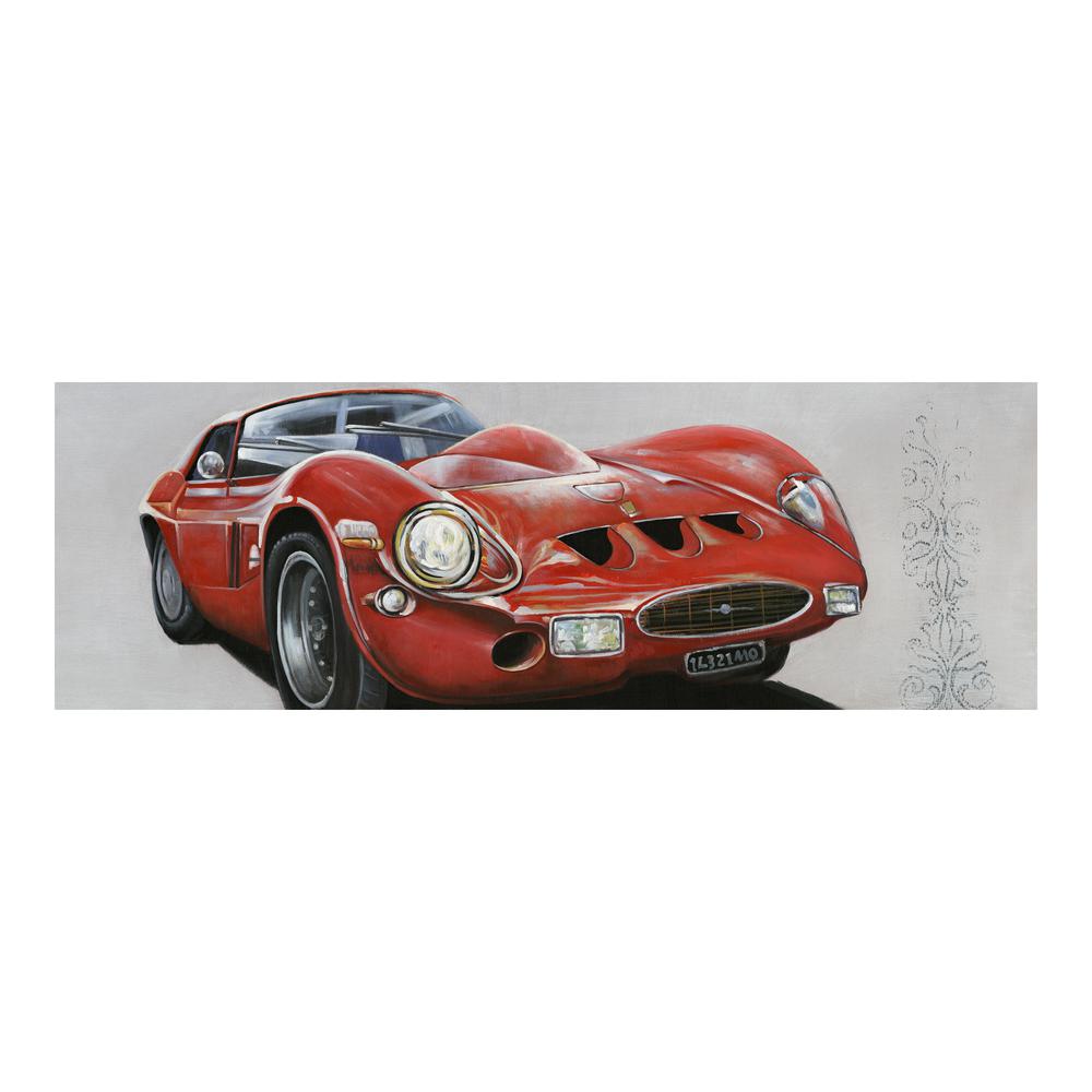 Classic Sportscar Red Wall Decor. Picture 1