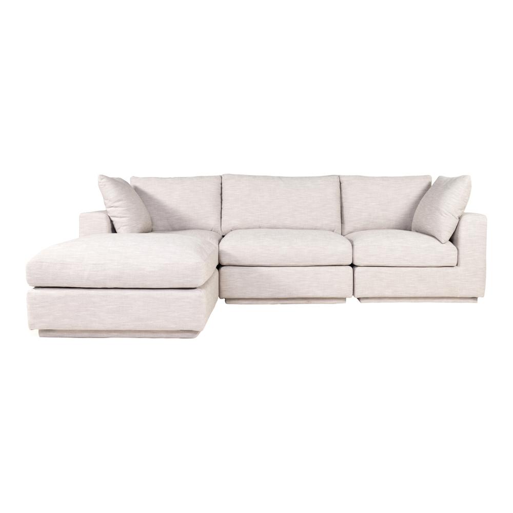 Justin Lounge Modular Sectional Taupe. The main picture.