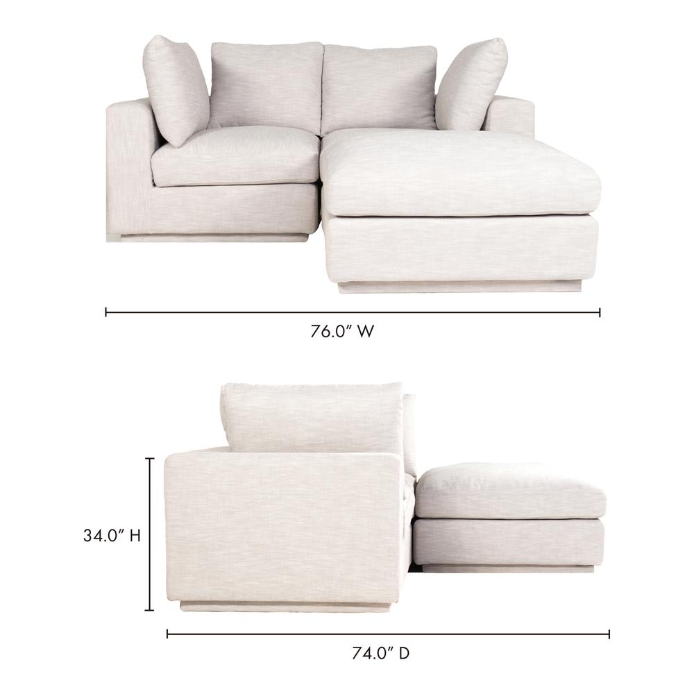Justin Nook Modular Sectional Taupe. Picture 4