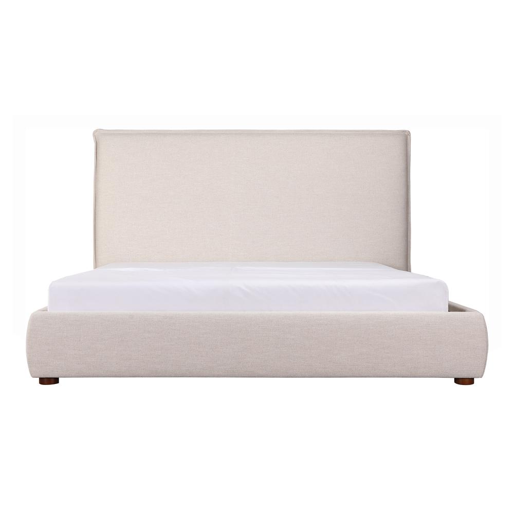 Luzon Queen Bed Tall Headboard Wheat. Picture 7