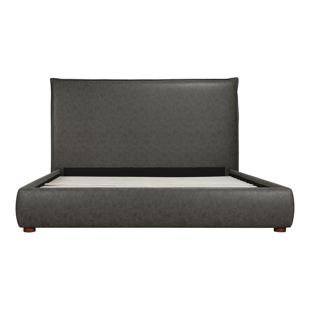 Luzon Vegan Leather King Bed Tall Headboard. Picture 2