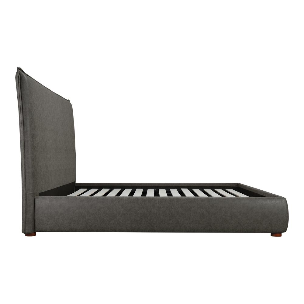 Luzon Vegan Leather King Bed Tall Headboard. Picture 5