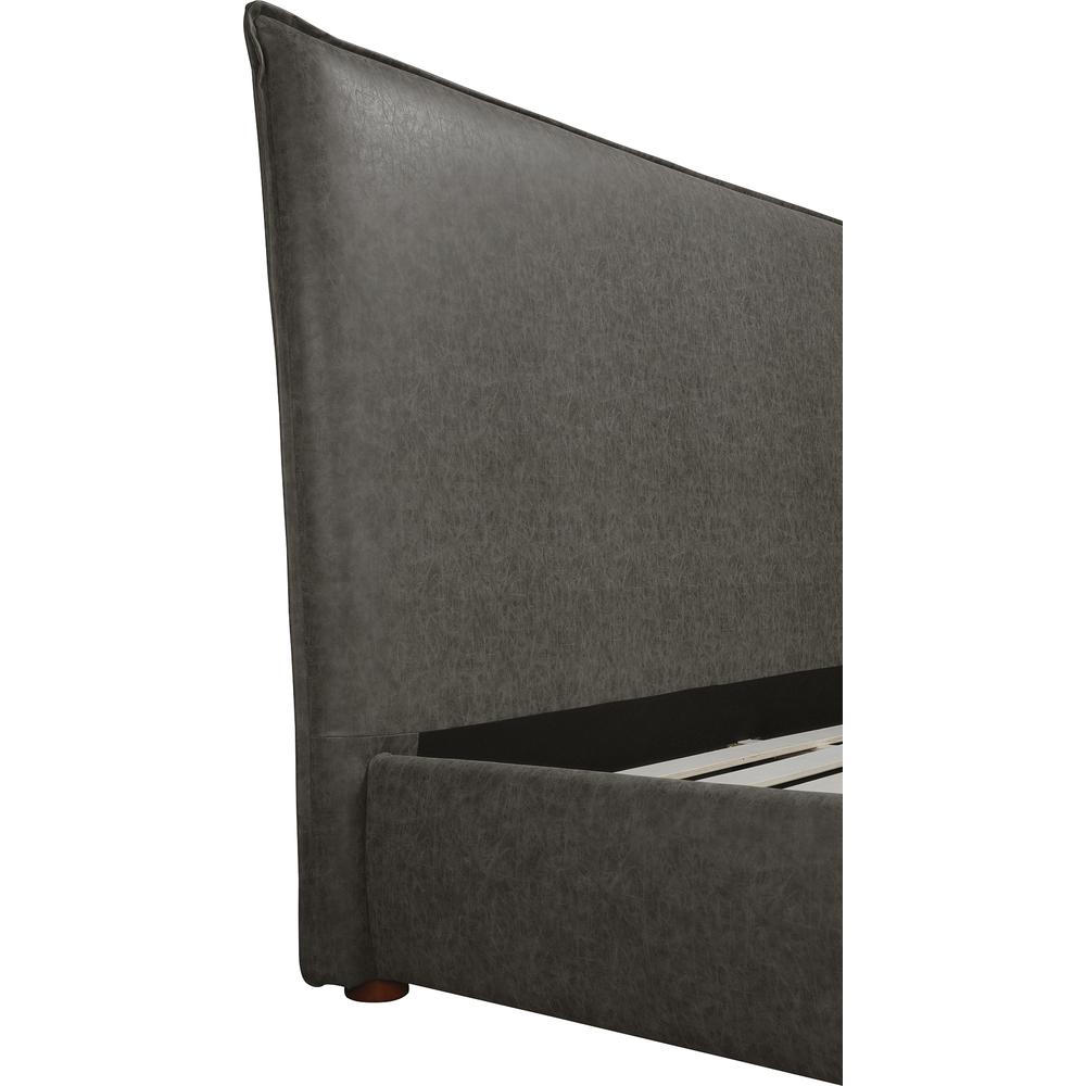 Luzon Vegan Leather King Bed Tall Headboard. Picture 8