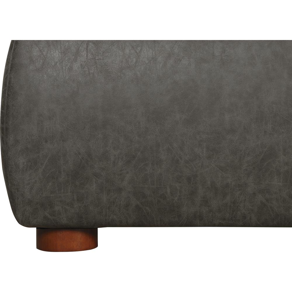 Luzon Vegan Leather King Bed Tall Headboard. Picture 11