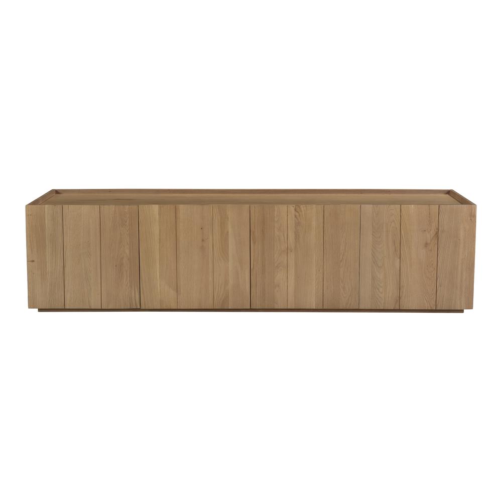 Plank Media Cabinet Natural. Picture 1