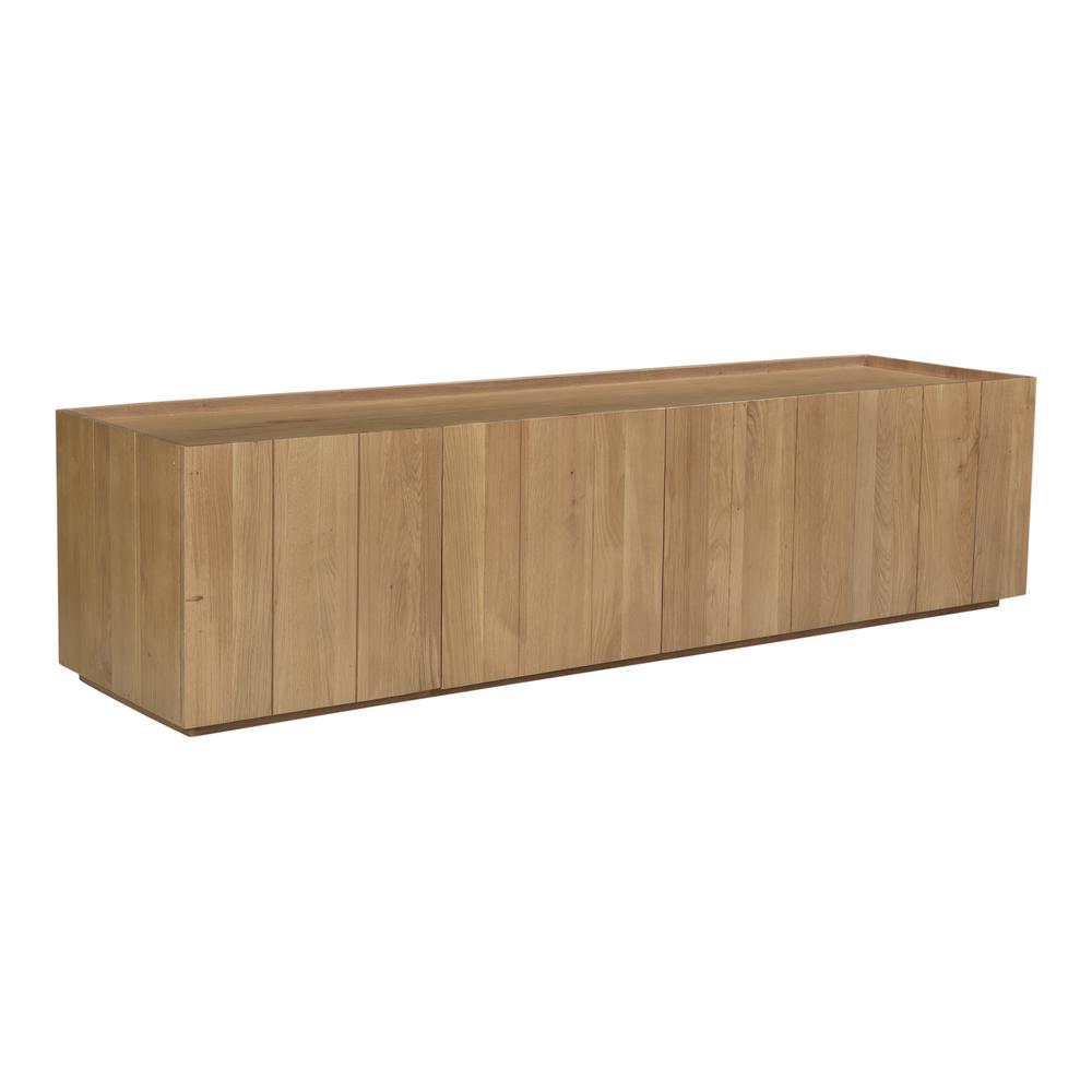 Plank Media Cabinet Natural. Picture 2