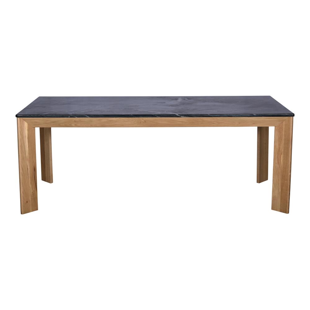 Angle Marble Dining Table Rectangular Large. Picture 1