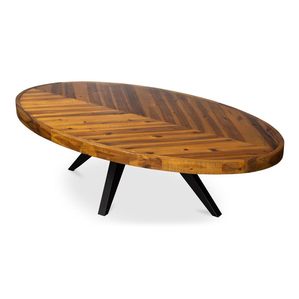 Parq Oval Coffee Table Amber. Picture 3