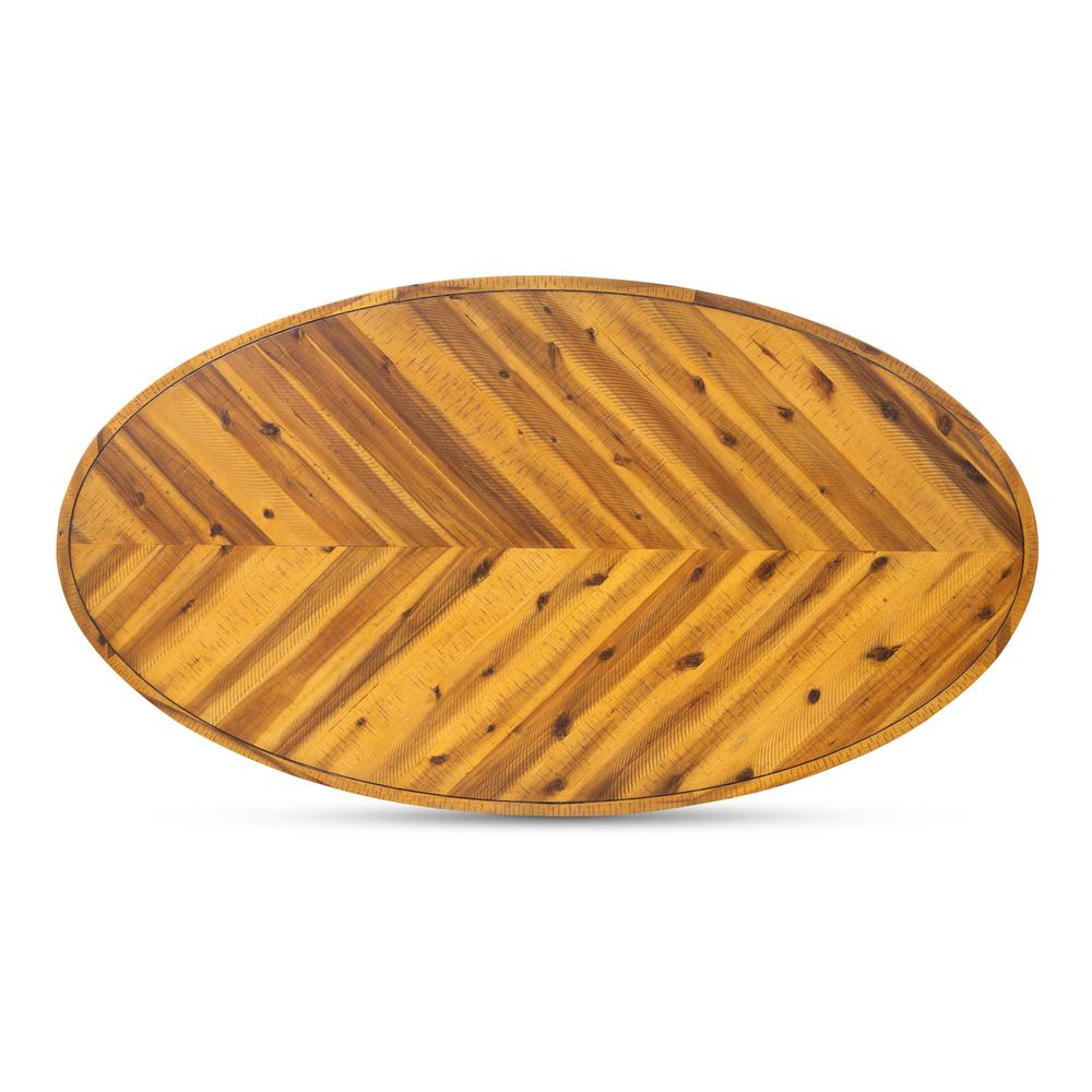 Parq Oval Coffee Table Amber. Picture 5