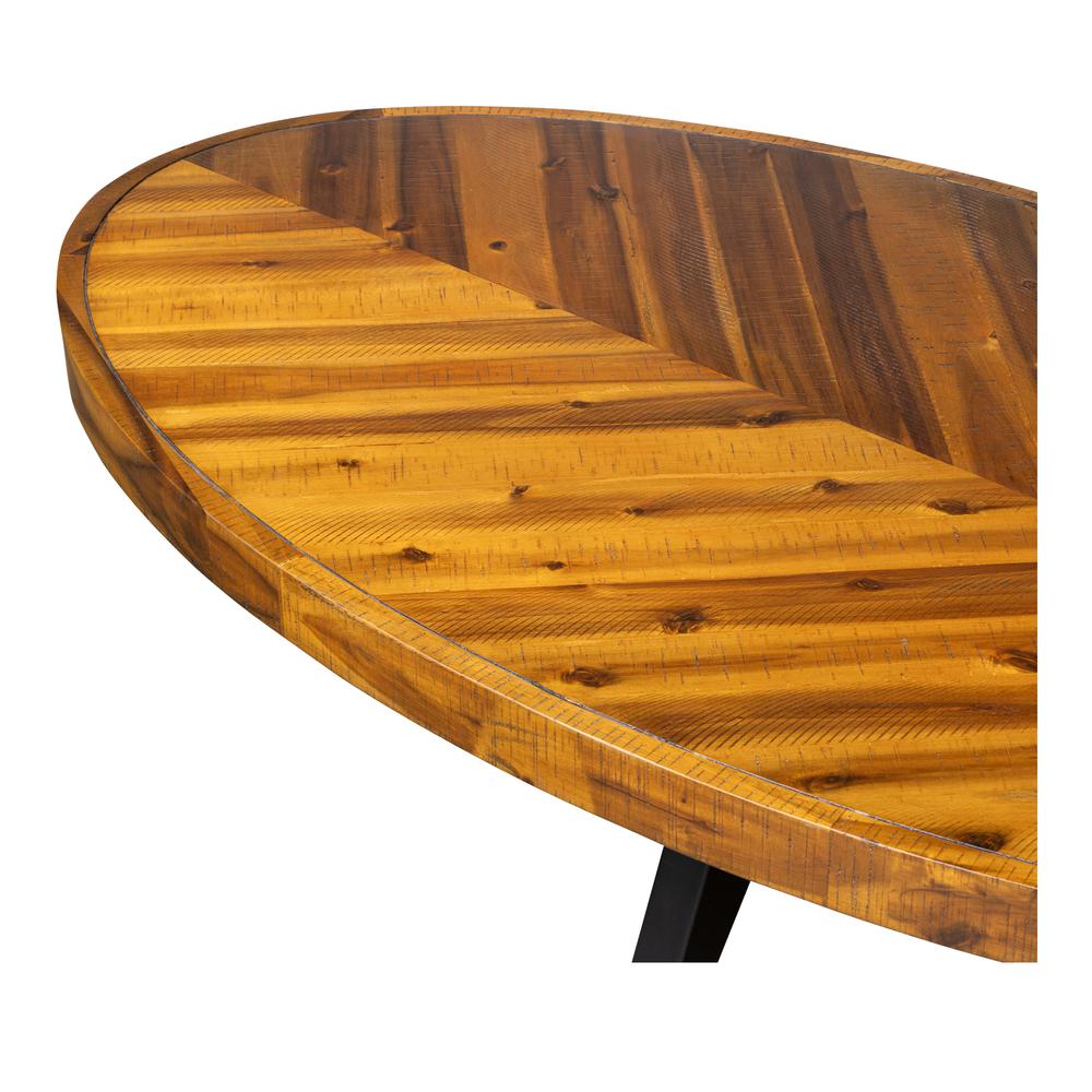 Parq Oval Coffee Table Amber. Picture 8