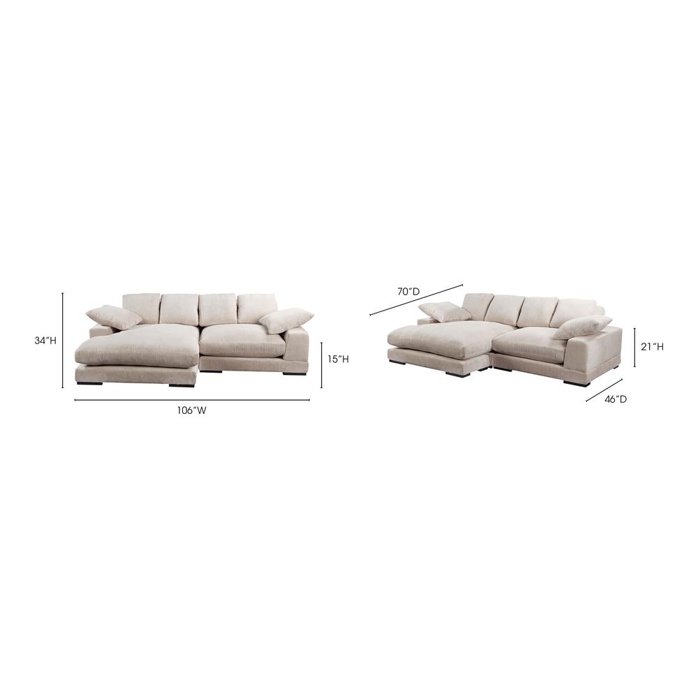 Plunge Sectional Cappuccino. Picture 4