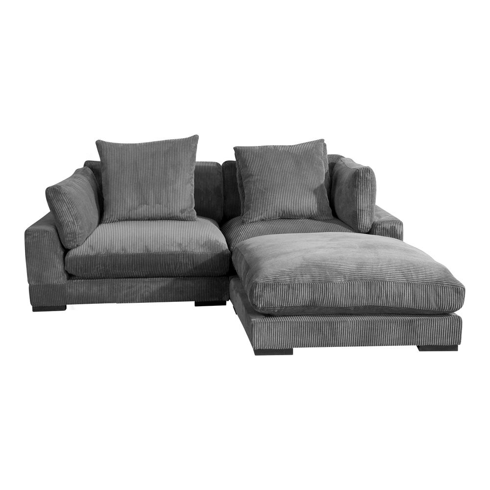 Tumble Condo-Sized Modular Sectional Charcoal. The main picture.