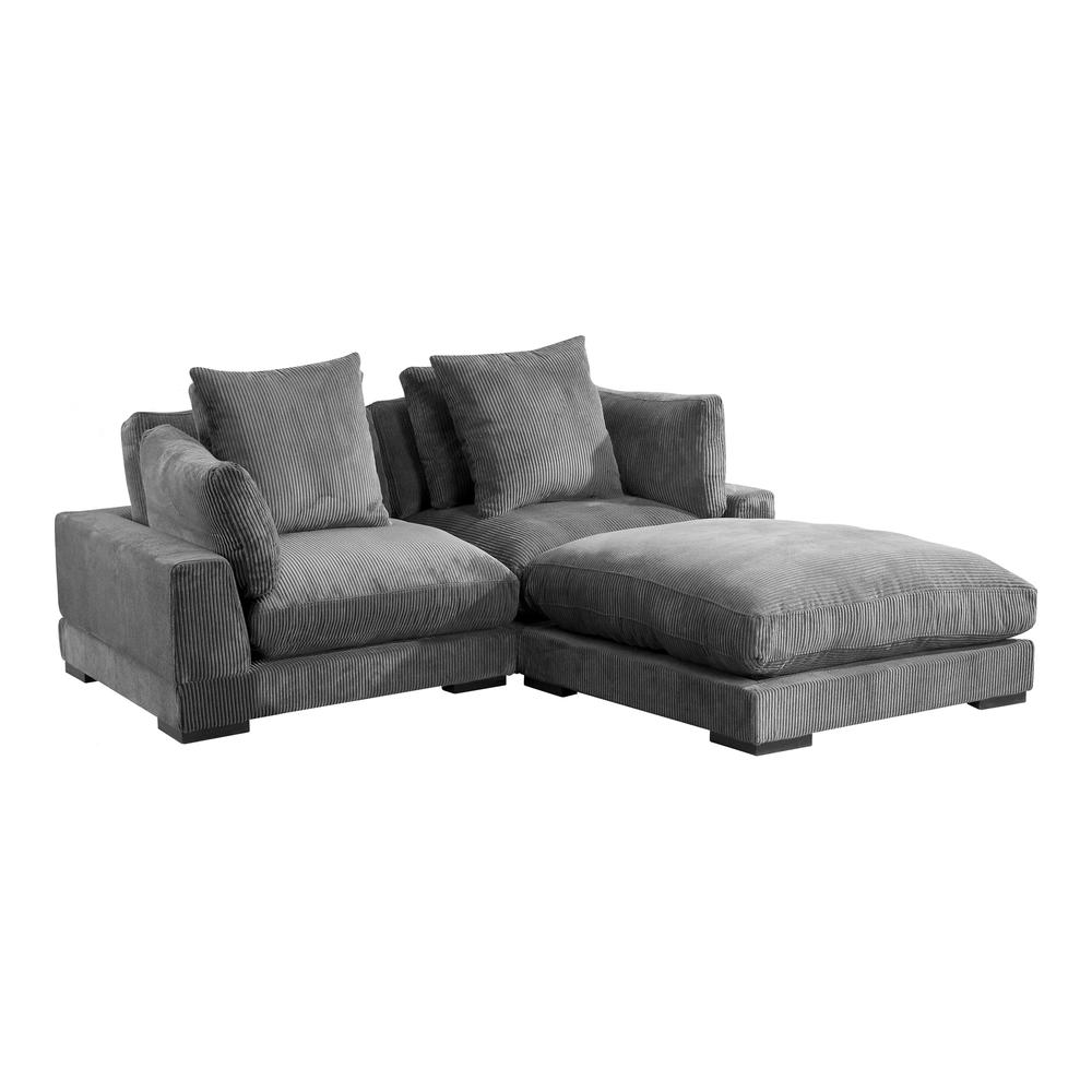 Tumble Condo-Sized Modular Sectional Charcoal. Picture 2