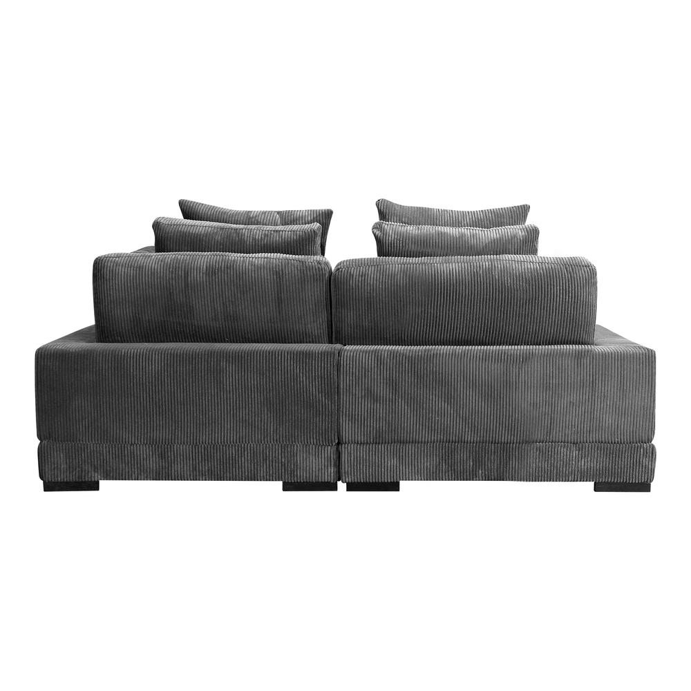 Tumble Condo-Sized Modular Sectional Charcoal. Picture 3