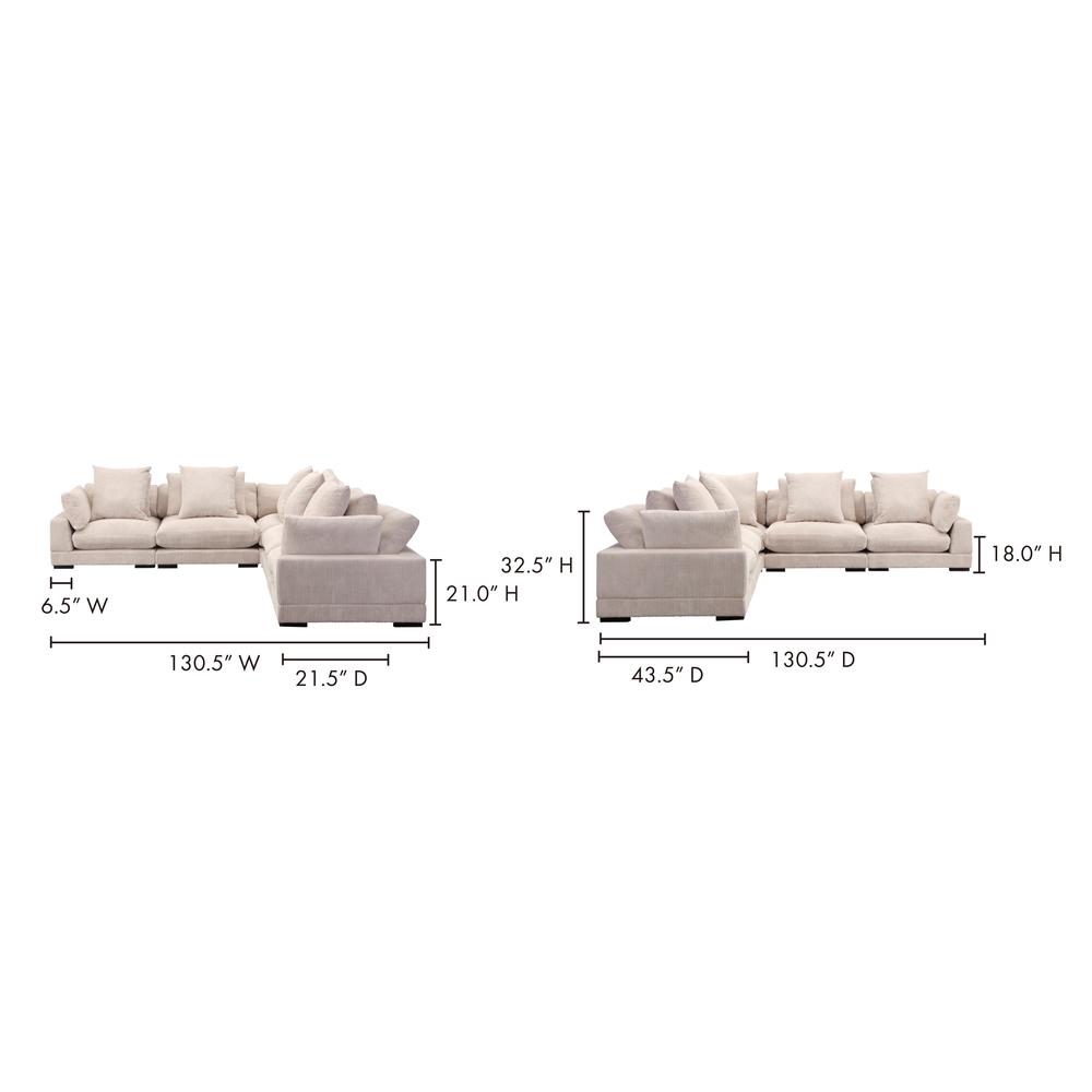 Tumble Classic L Modular Sectional. Picture 6