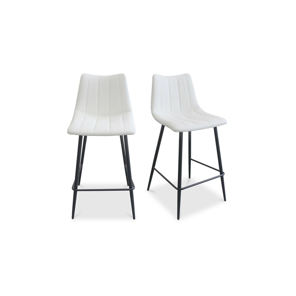 Alibi Counter Stool Ivory-Set Of Two. Picture 2
