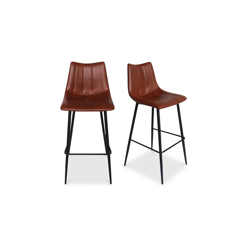 Alibi Barstool Brown-Set Of Two. Picture 2