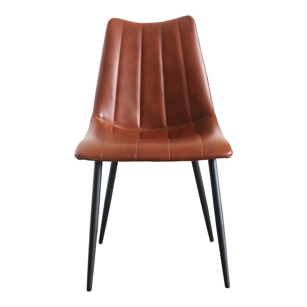 Alibi Dining Chair Brown-Set Of Two. Picture 3