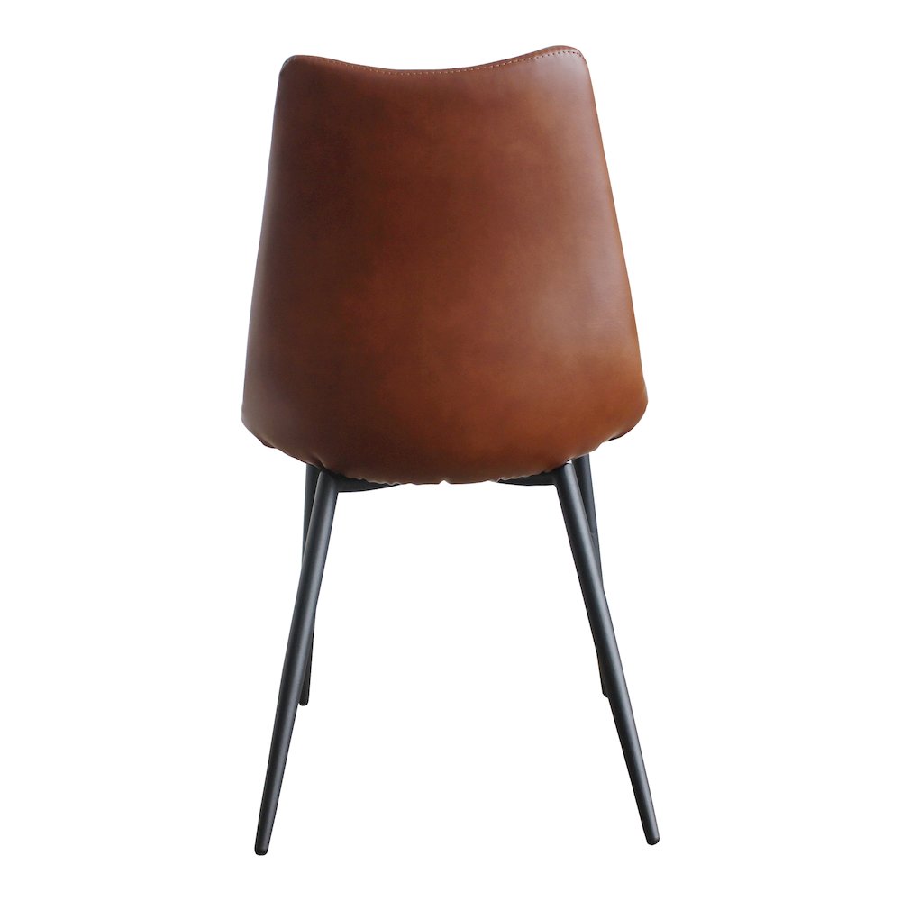 Alibi Dining Chair Brown-Set Of Two. Picture 6