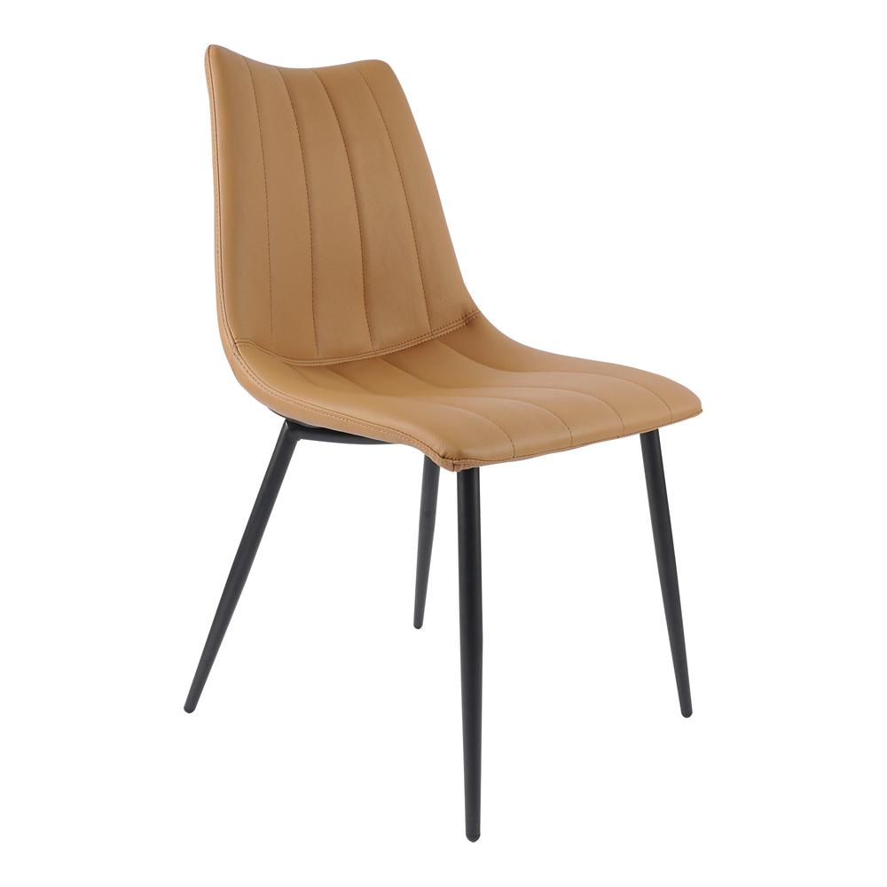 Alibi Dining Chair Tan-Set Of Two. Picture 4