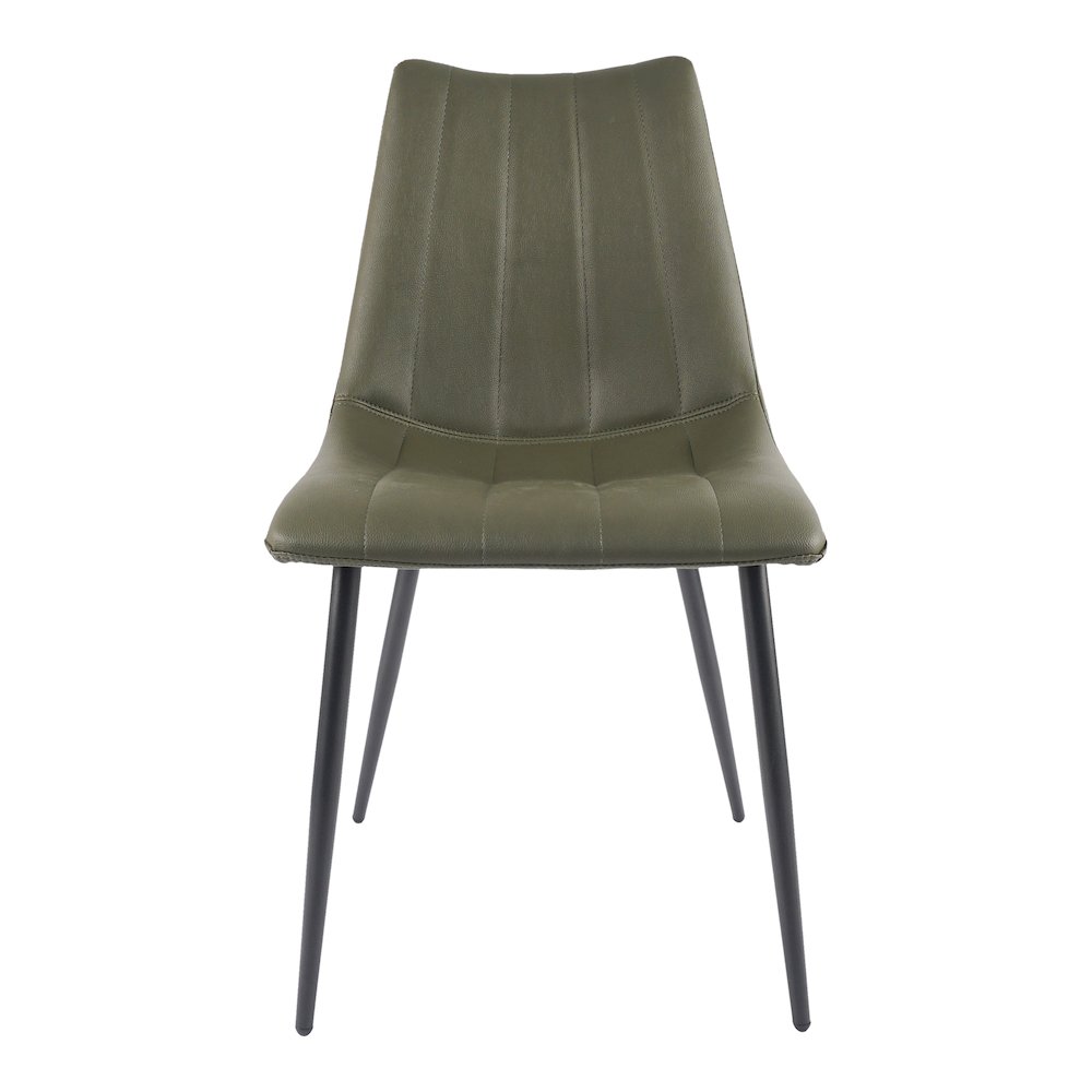 Alibi Dining Chair Dark Green-Set Of Two. Picture 3