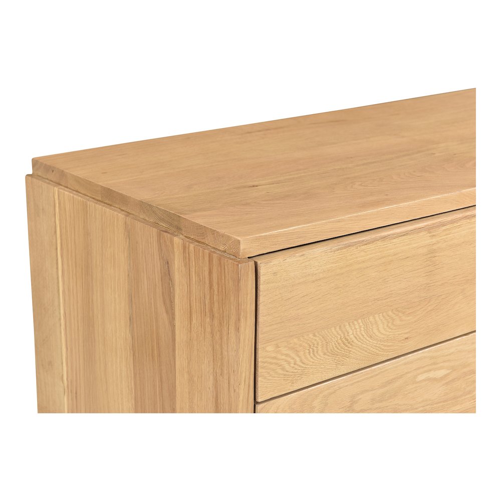 Quinton3 Drawer Nightstand Natural Oak. Picture 7