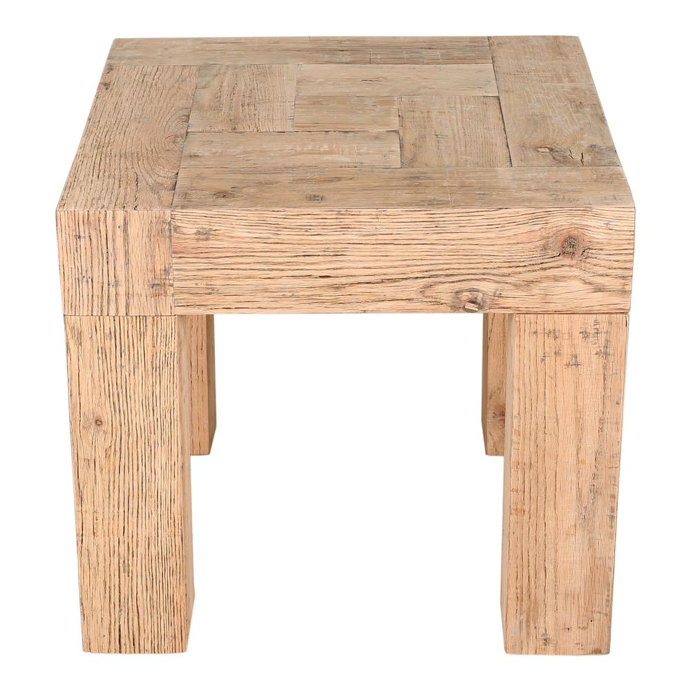 Evander Side Table Aged Oak. Picture 1