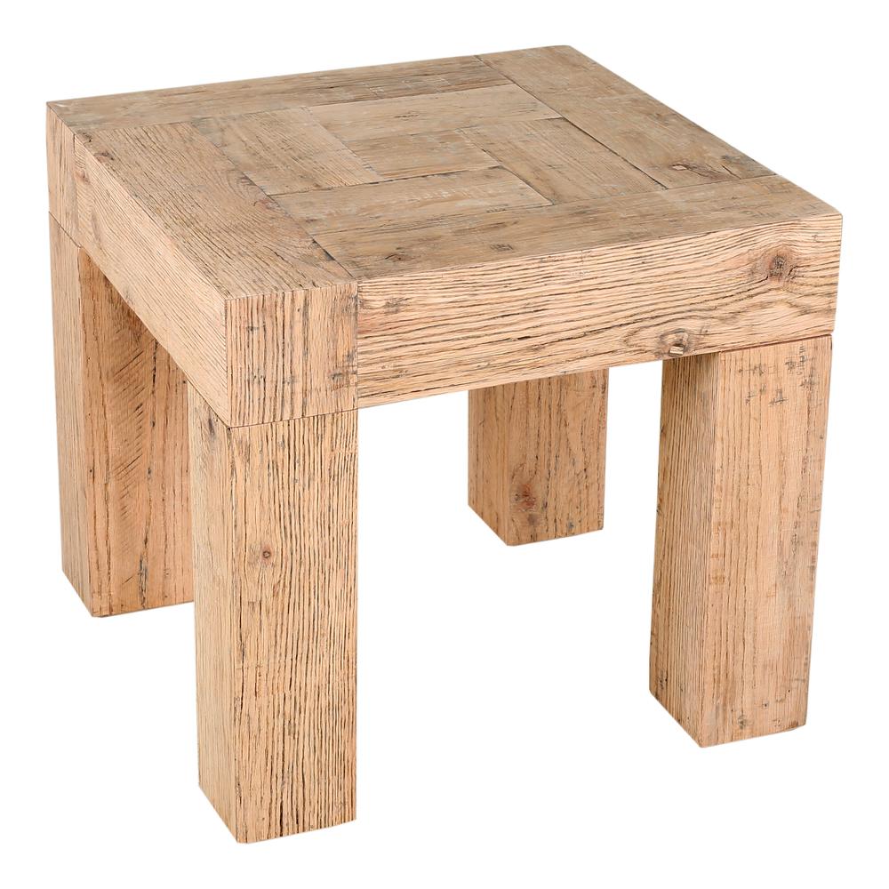 Evander Side Table Aged Oak. Picture 2