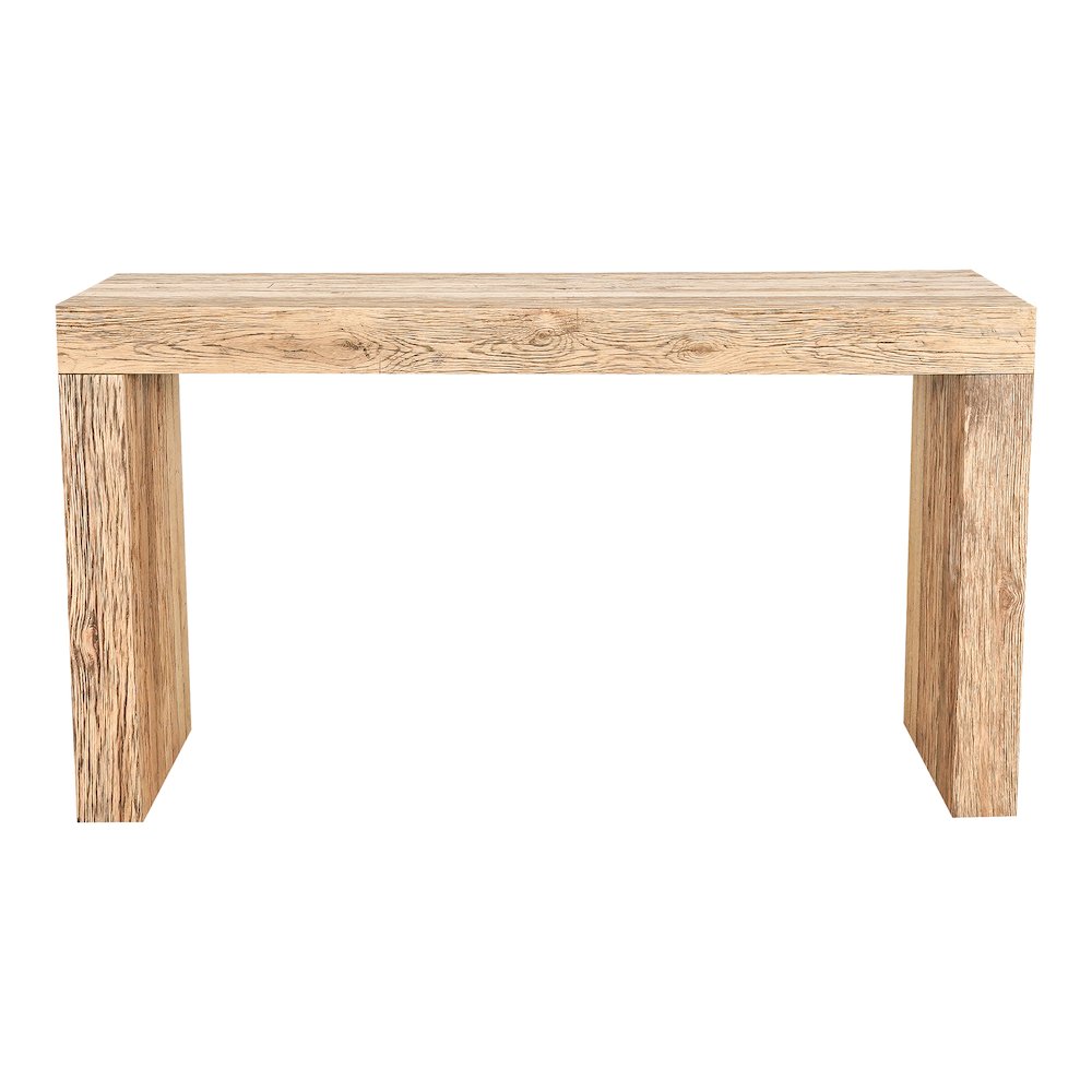 Evander Console Table Aged Oak. Picture 1