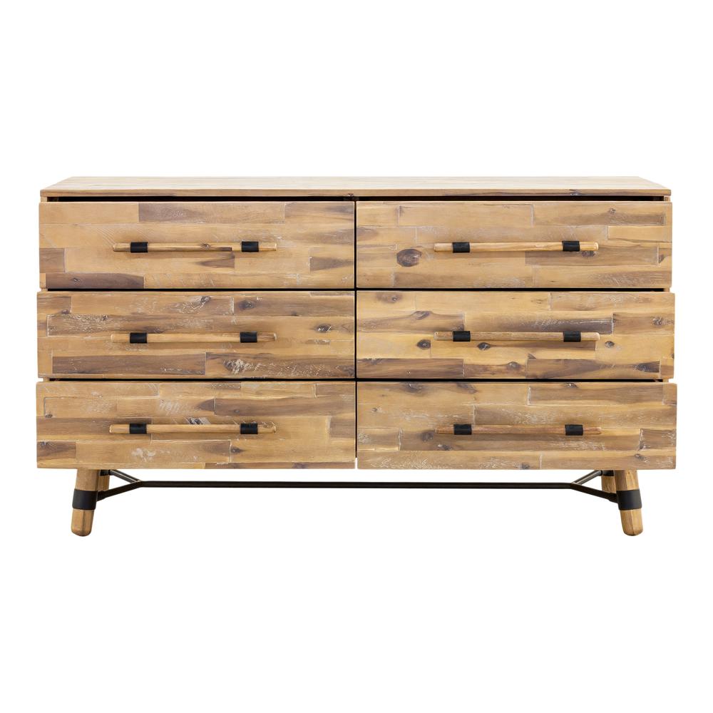 Hudson 6 Drawer Low Dresser