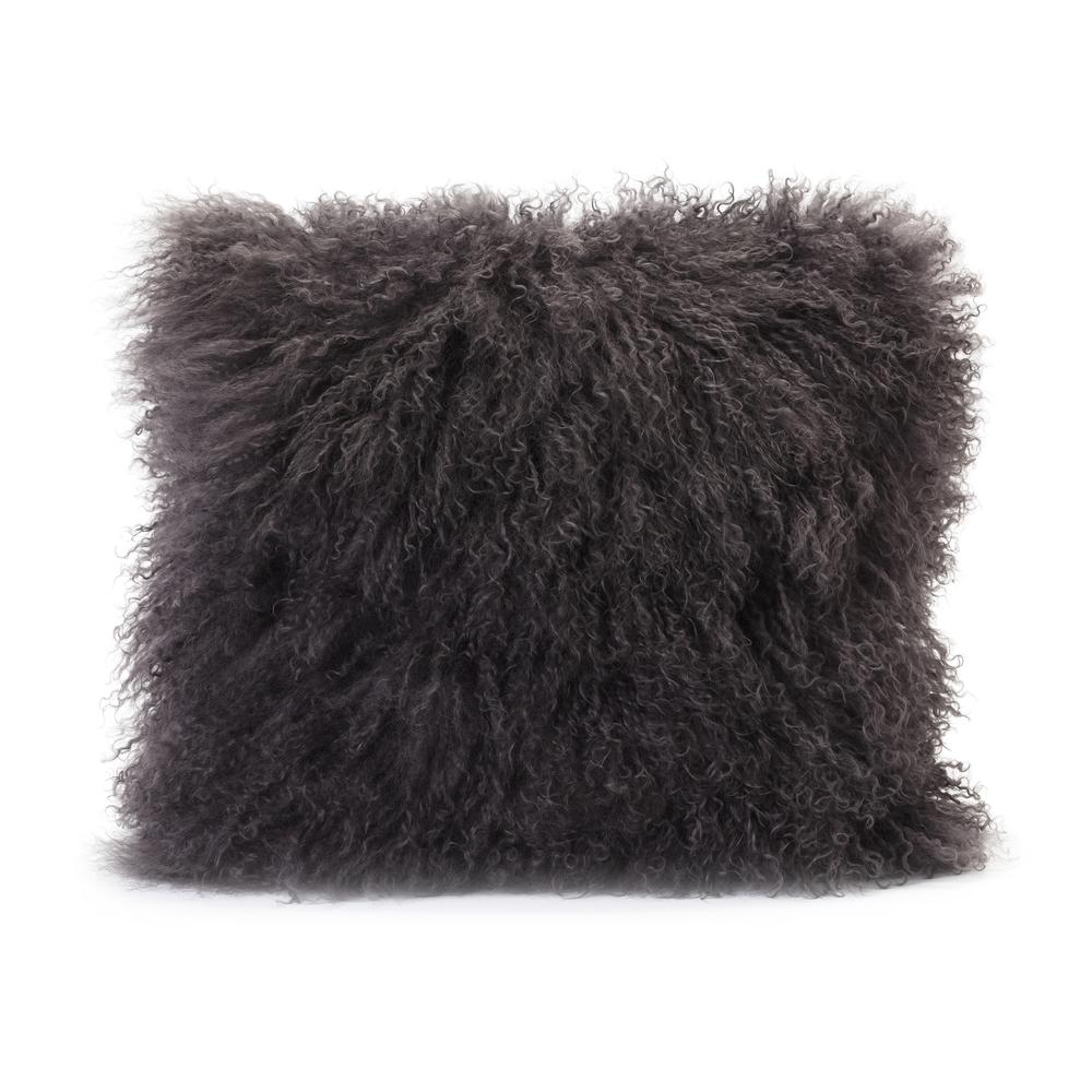 Lamb Fur Pillow. Picture 1