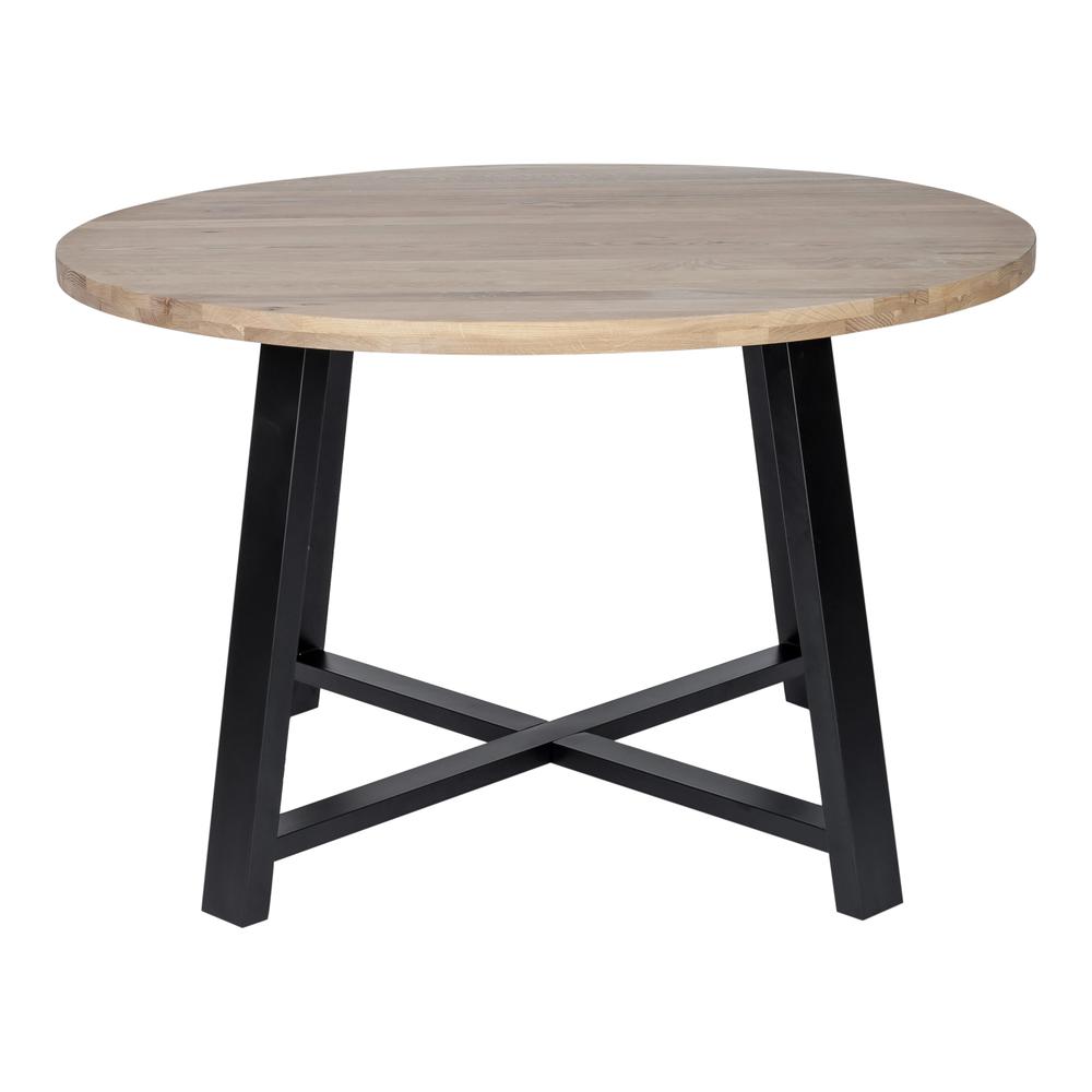 Rugged Oak Round Dining Table, Belen Kox. Picture 2