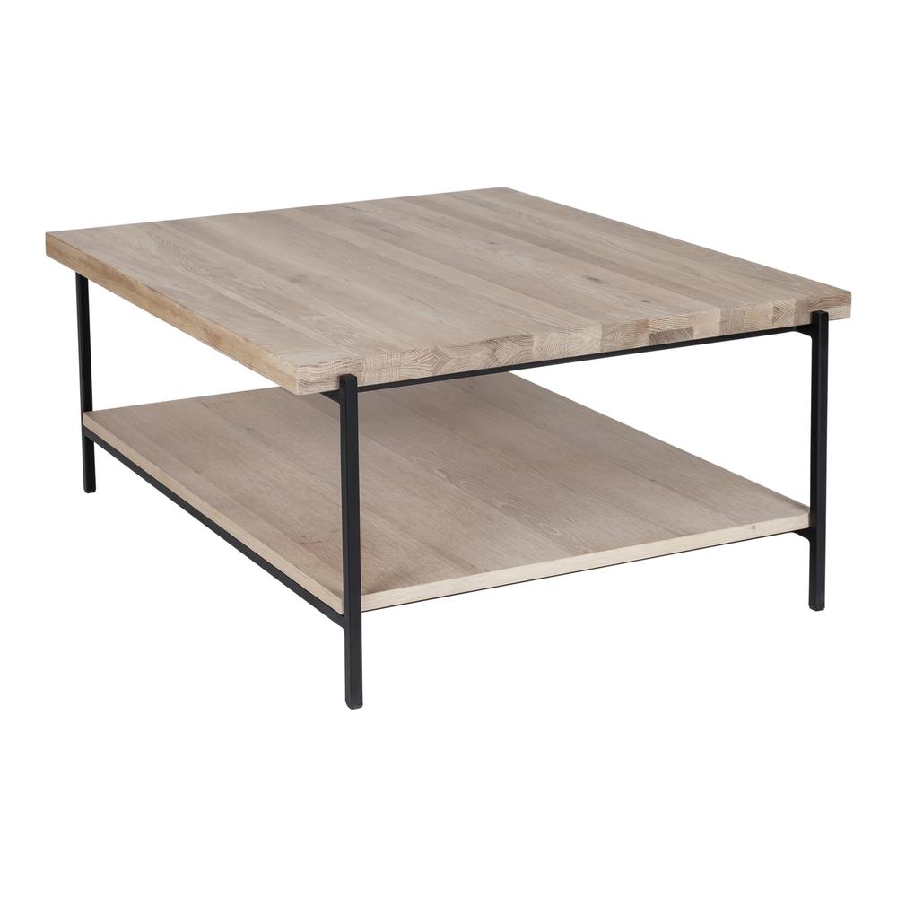 Rugged Oak Two-Tiered Coffee Table, Belen Kox. Picture 4