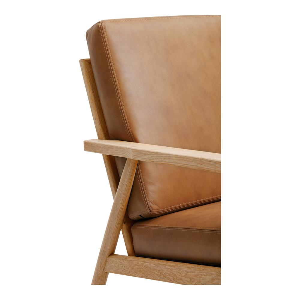 Harper Leather Lounge Chair Tan ( Camelwhite Oil),  Belen Kox. Picture 3