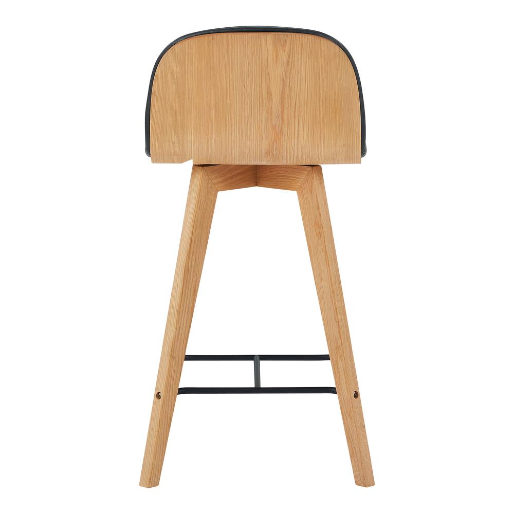 Napoli Leather Counter Stool. Picture 4
