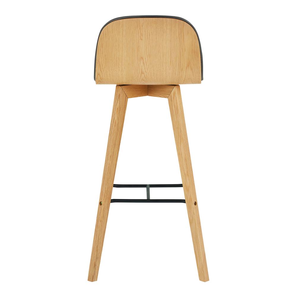 Napoli Leather Bar Stool. Picture 4