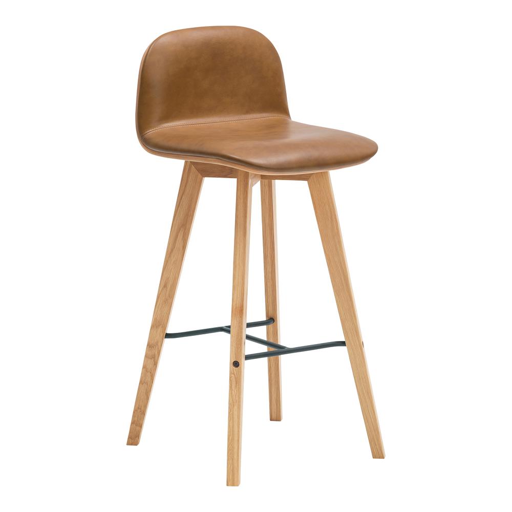 Napoli Leather Bar Stool. Picture 2