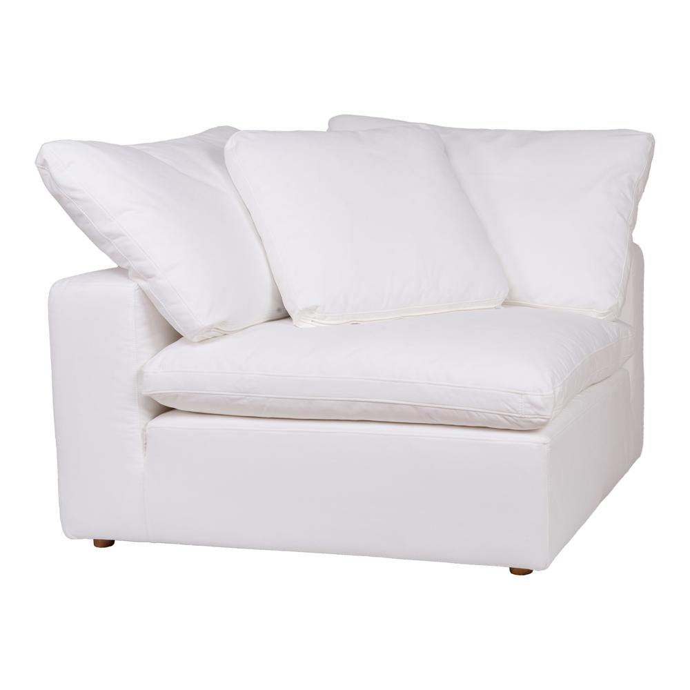 Clay Corner Chair Livesmart Fabric Cream. Picture 2