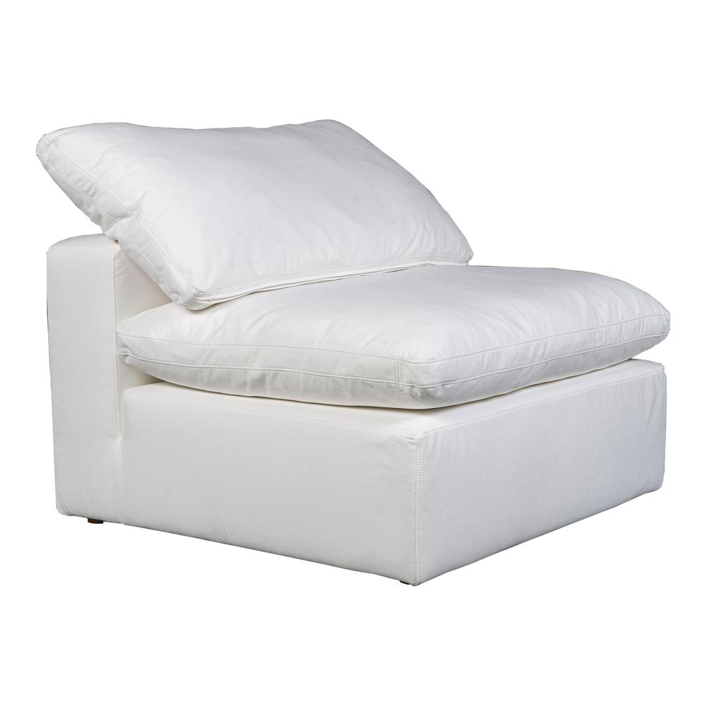 Terra Condo Slipper Chair Livesmart Fabric Cream. Picture 2