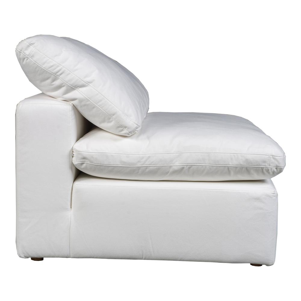 Terra Condo Slipper Chair Livesmart Fabric Cream. Picture 3