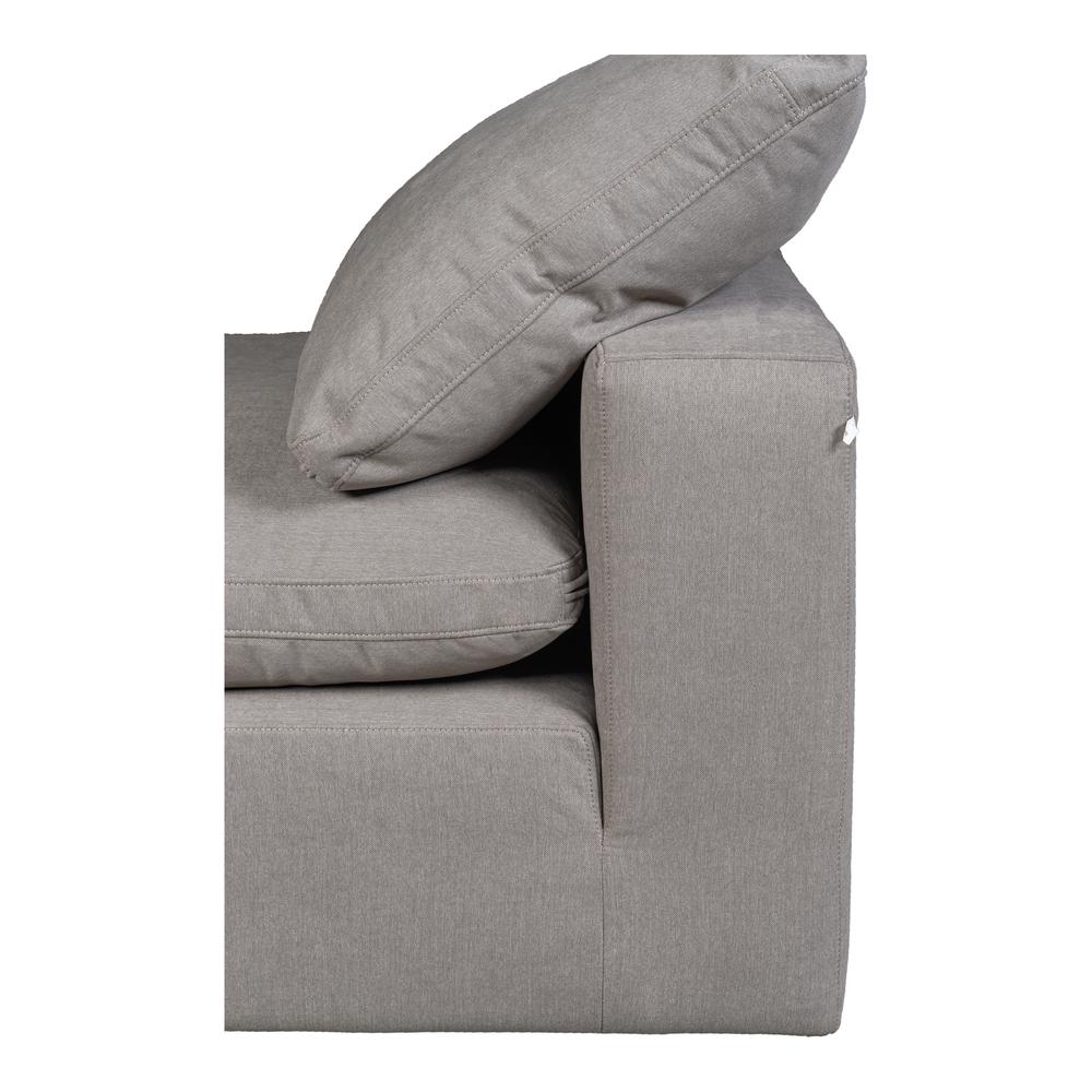 Terra Condo Slipper Chair Livesmart Fabric Light Grey. Picture 6