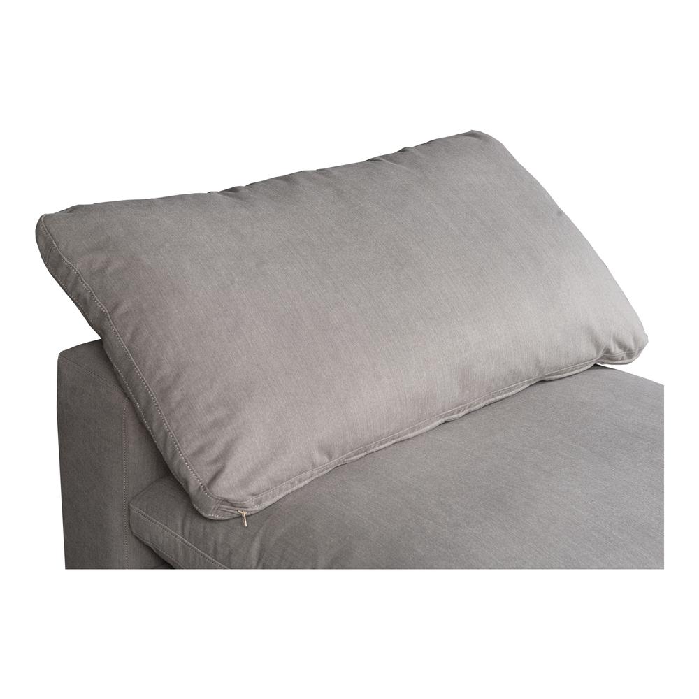 Terra Condo Slipper Chair Livesmart Fabric Light Grey. Picture 7